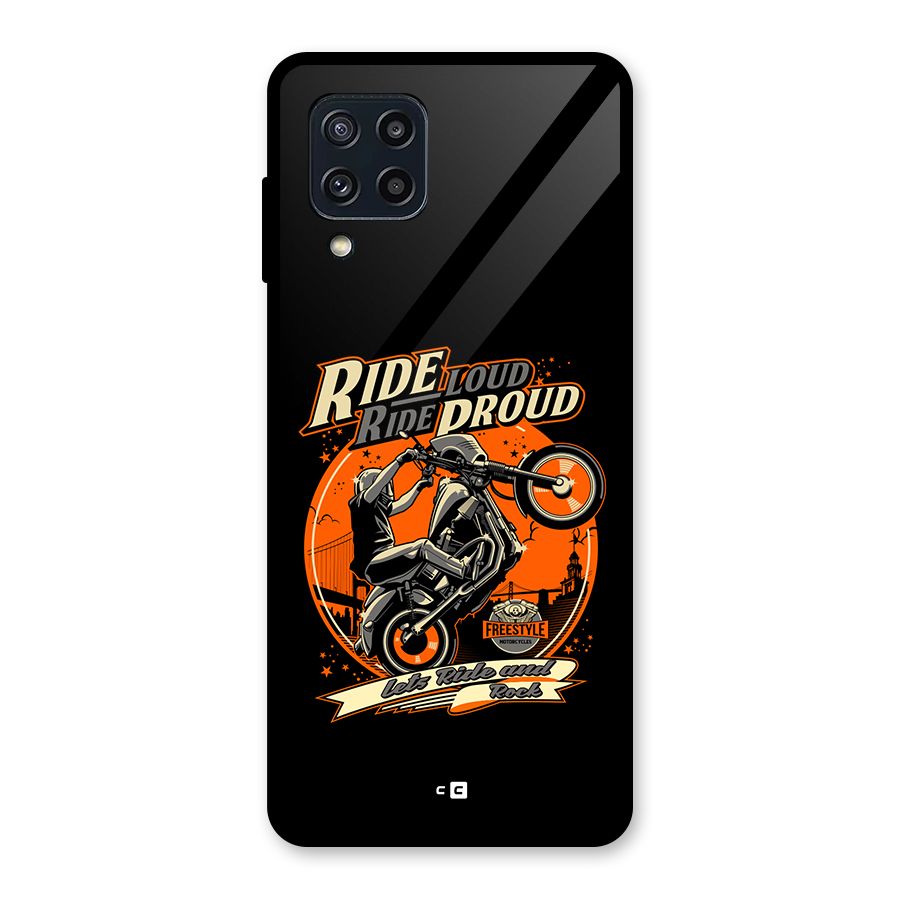 Proud Rider Glass Back Case for Galaxy M32