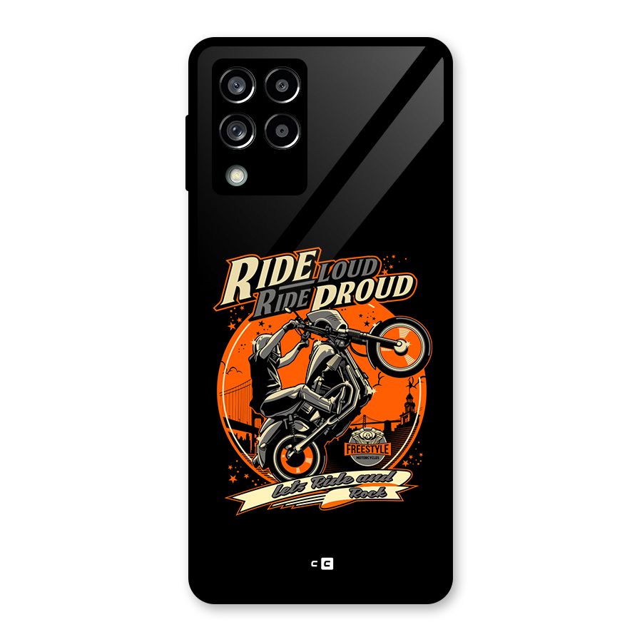 Proud Rider Glass Back Case for Galaxy M53 5G