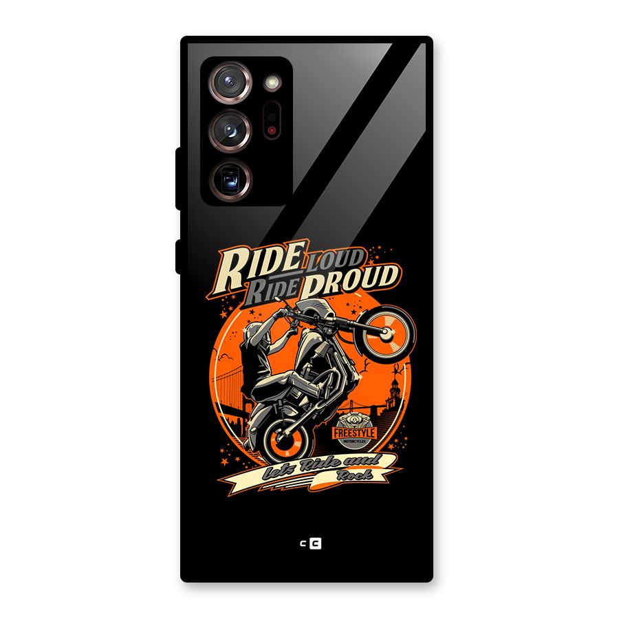 Proud Rider Glass Back Case for Galaxy Note 20 Ultra