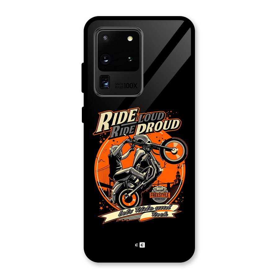 Proud Rider Glass Back Case for Galaxy S20 Ultra