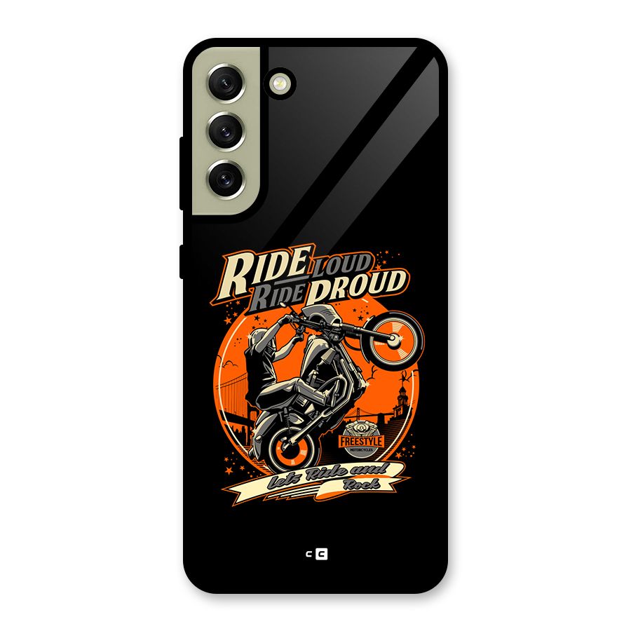Proud Rider Glass Back Case for Galaxy S21 FE 5G