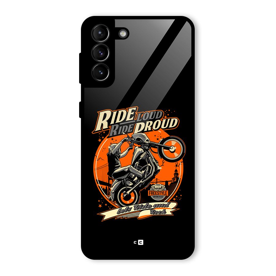 Proud Rider Glass Back Case for Galaxy S21 Plus