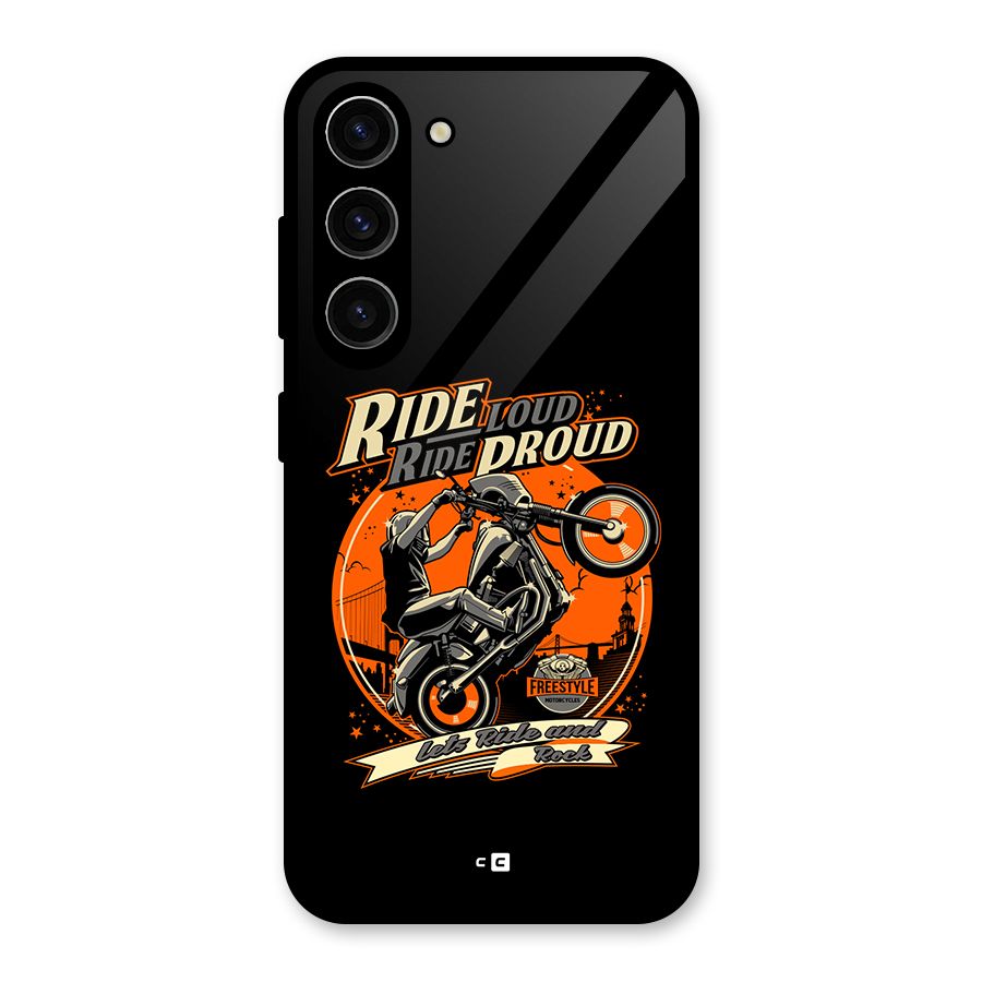 Proud Rider Glass Back Case for Galaxy S23