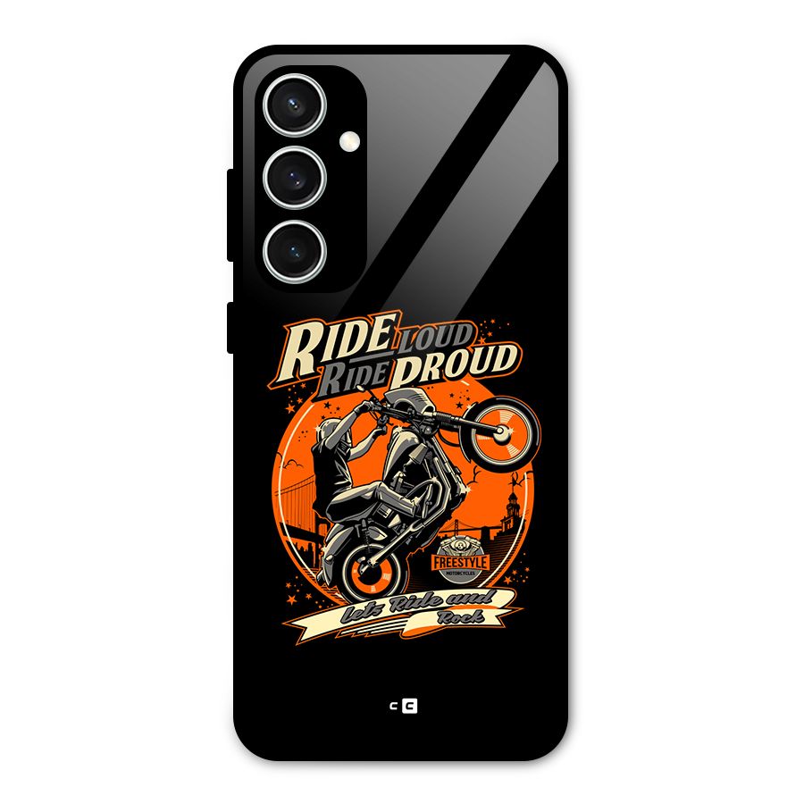 Proud Rider Glass Back Case for Galaxy S23 FE