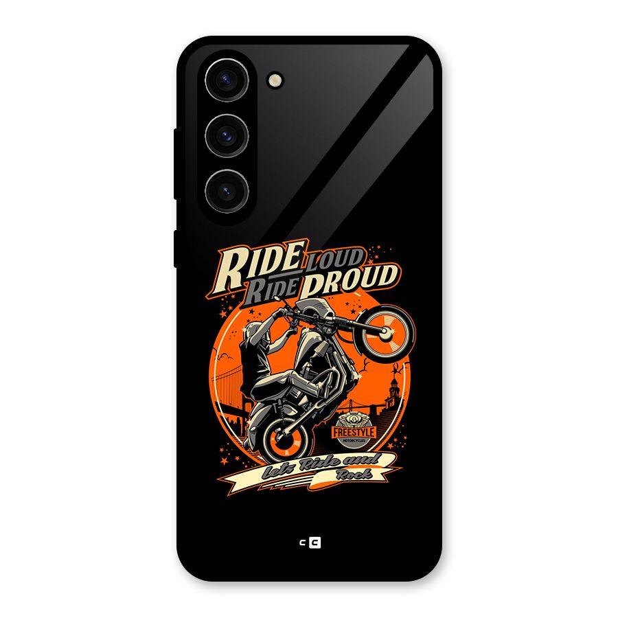 Proud Rider Glass Back Case for Galaxy S23 Plus