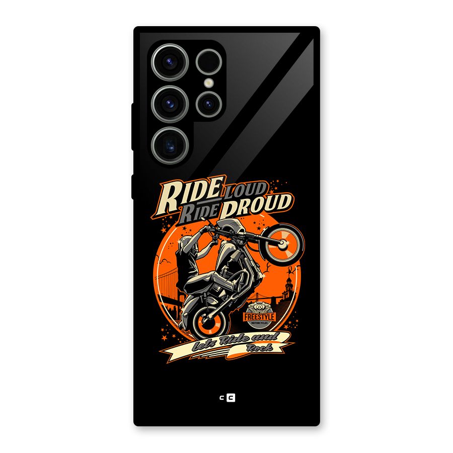 Proud Rider Glass Back Case for Galaxy S23 Ultra