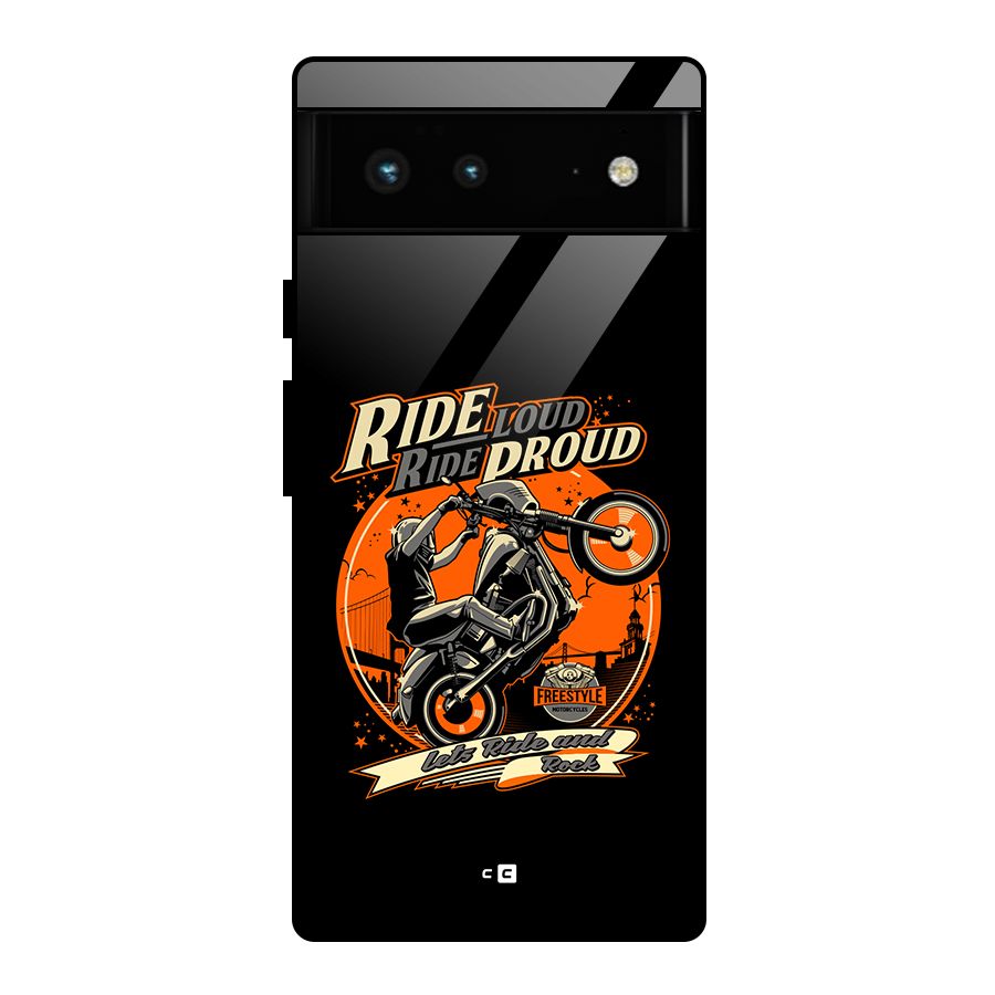 Proud Rider Glass Back Case for Google Pixel 6
