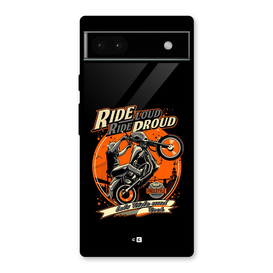 Proud Rider Glass Back Case for Google Pixel 6a