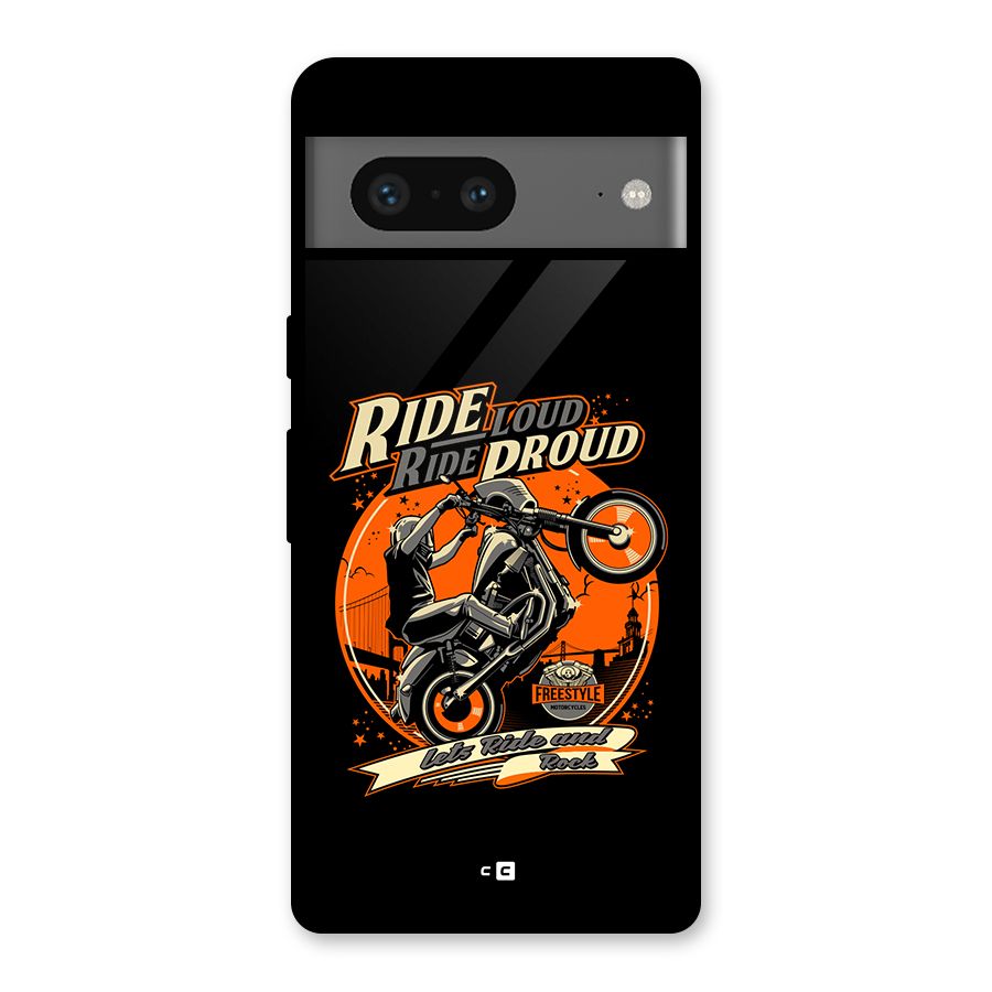 Proud Rider Glass Back Case for Google Pixel 7