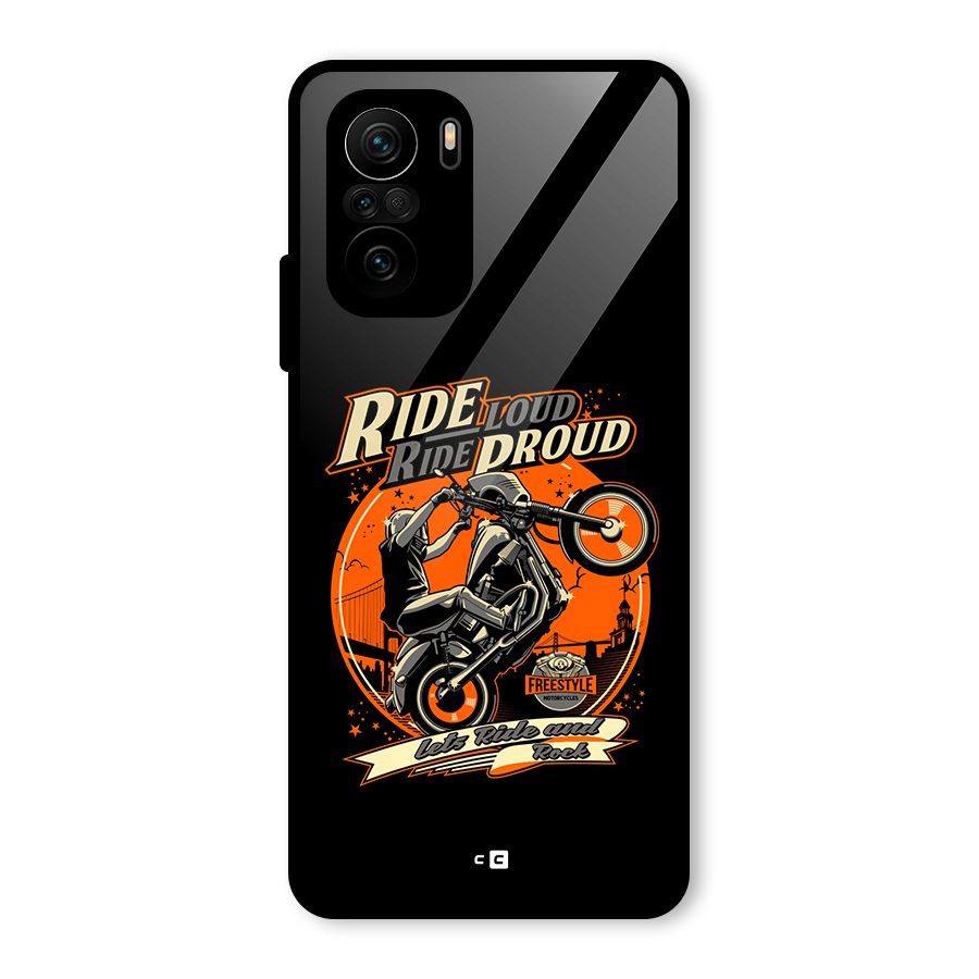 Proud Rider Glass Back Case for Mi 11X Pro