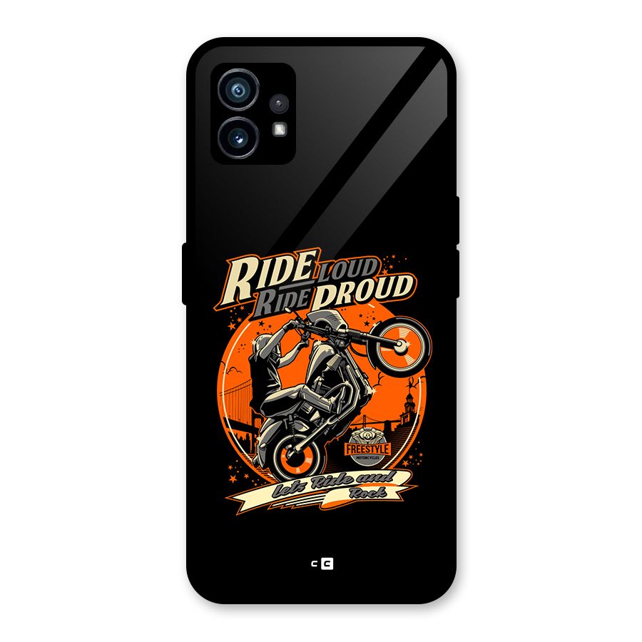 Proud Rider Glass Back Case for Nothing Phone 1