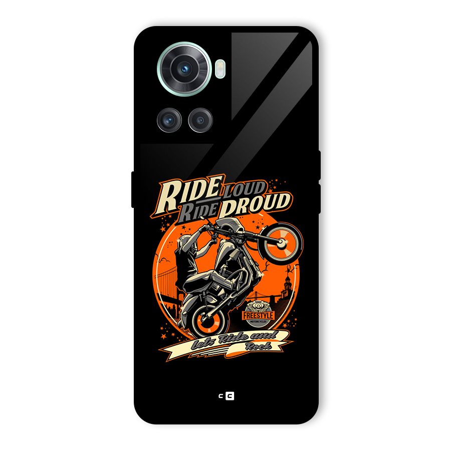 Proud Rider Glass Back Case for OnePlus 10R