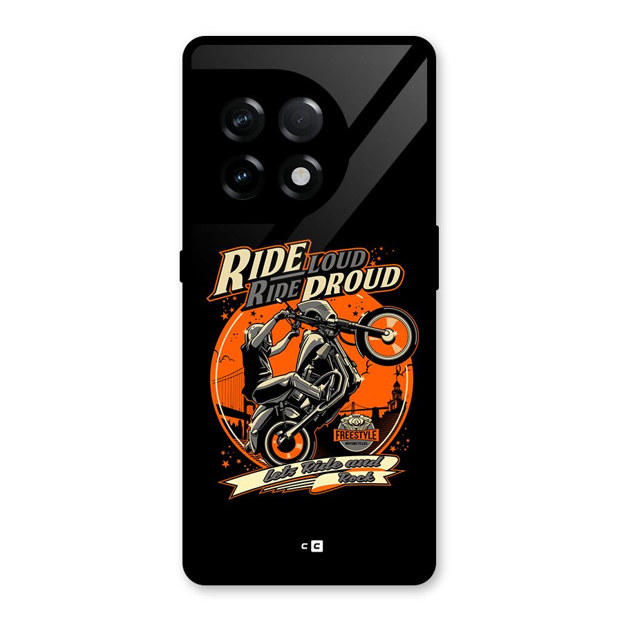 Proud Rider Glass Back Case for OnePlus 11R
