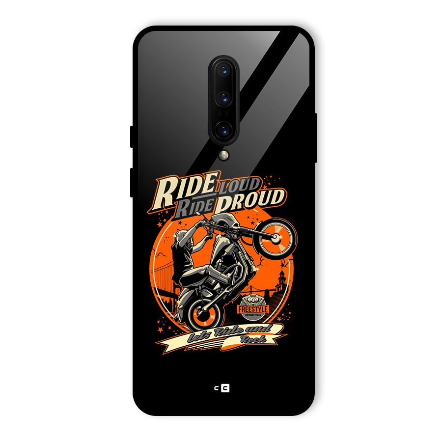 Proud Rider Glass Back Case for OnePlus 7 Pro