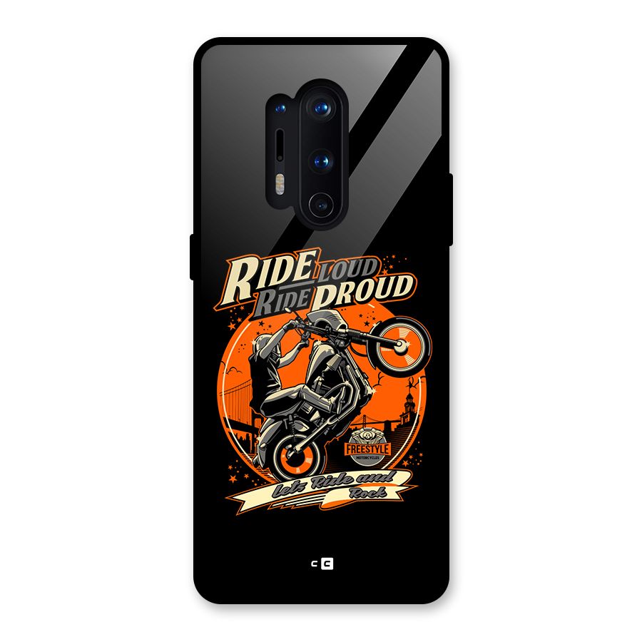 Proud Rider Glass Back Case for OnePlus 8 Pro