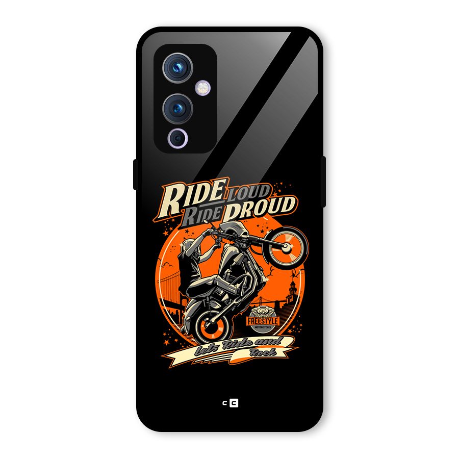 Proud Rider Glass Back Case for OnePlus 9