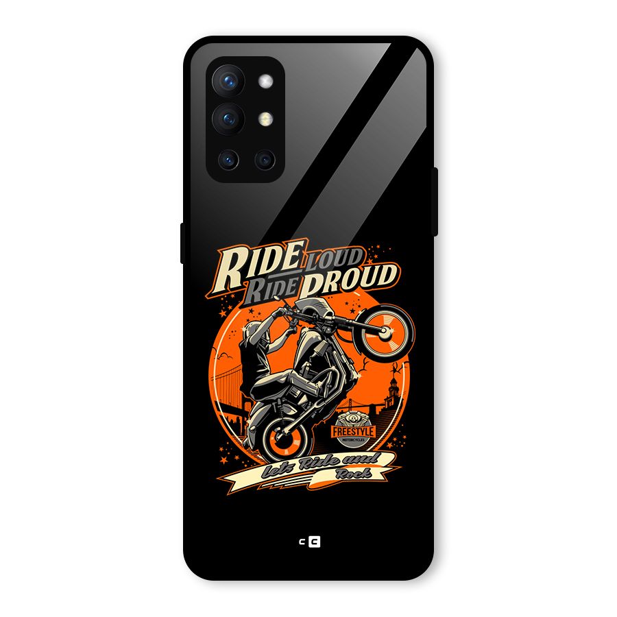 Proud Rider Glass Back Case for OnePlus 9R