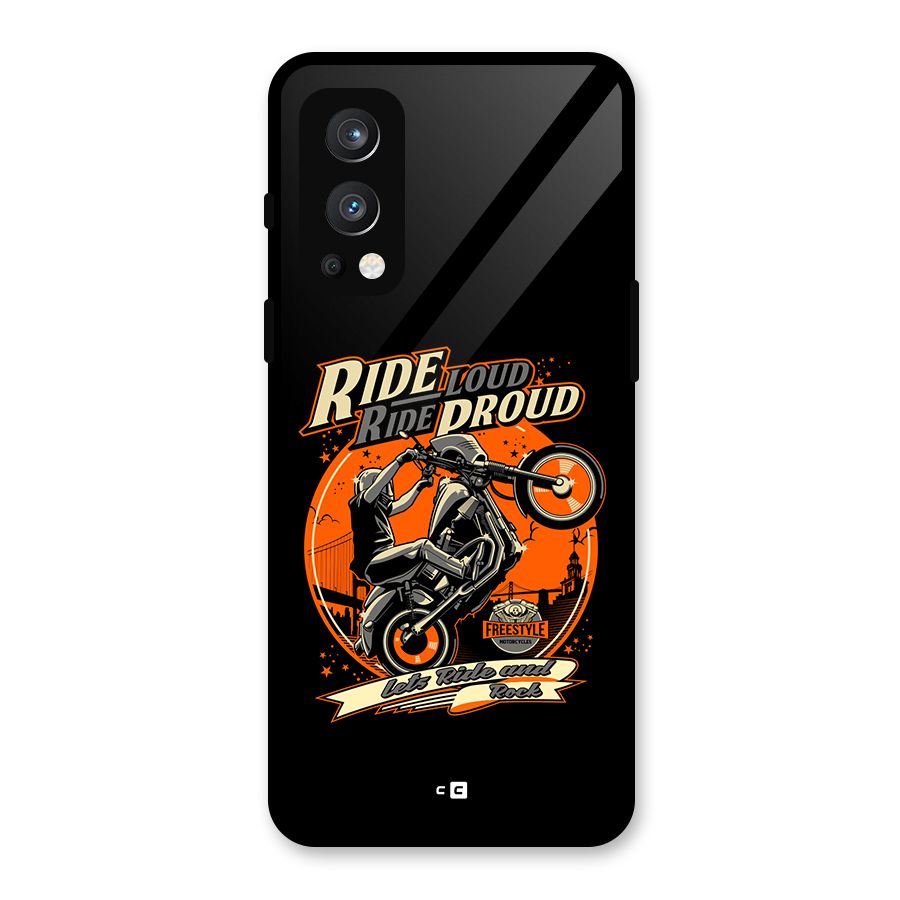 Proud Rider Glass Back Case for OnePlus Nord 2 5G