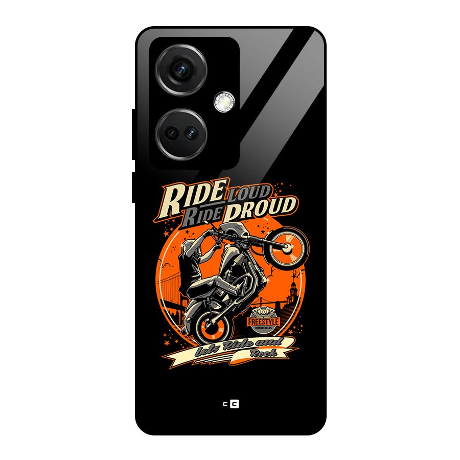Proud Rider Glass Back Case for OnePlus Nord CE 3 5G