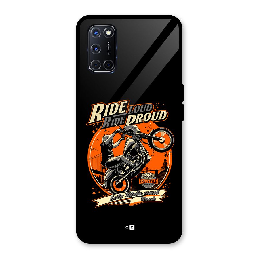 Proud Rider Glass Back Case for Oppo A52