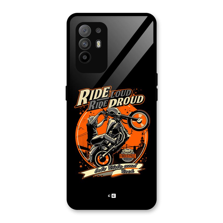 Proud Rider Glass Back Case for Oppo F19 Pro Plus 5G