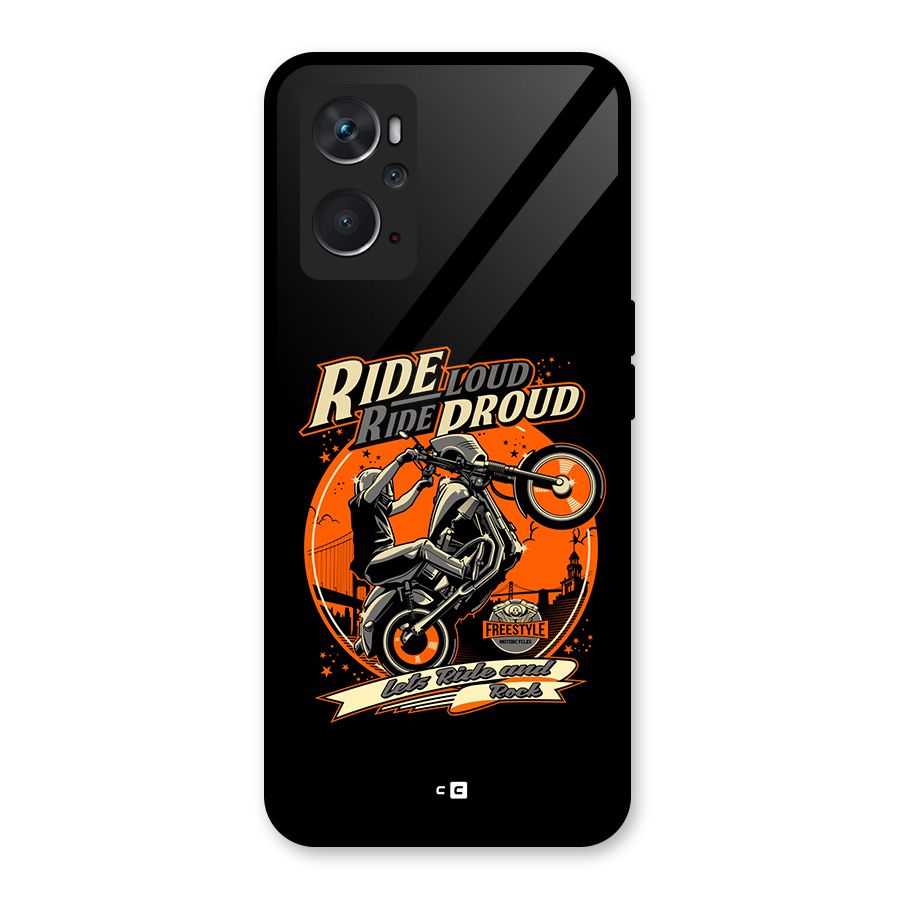 Proud Rider Glass Back Case for Oppo K10 4G