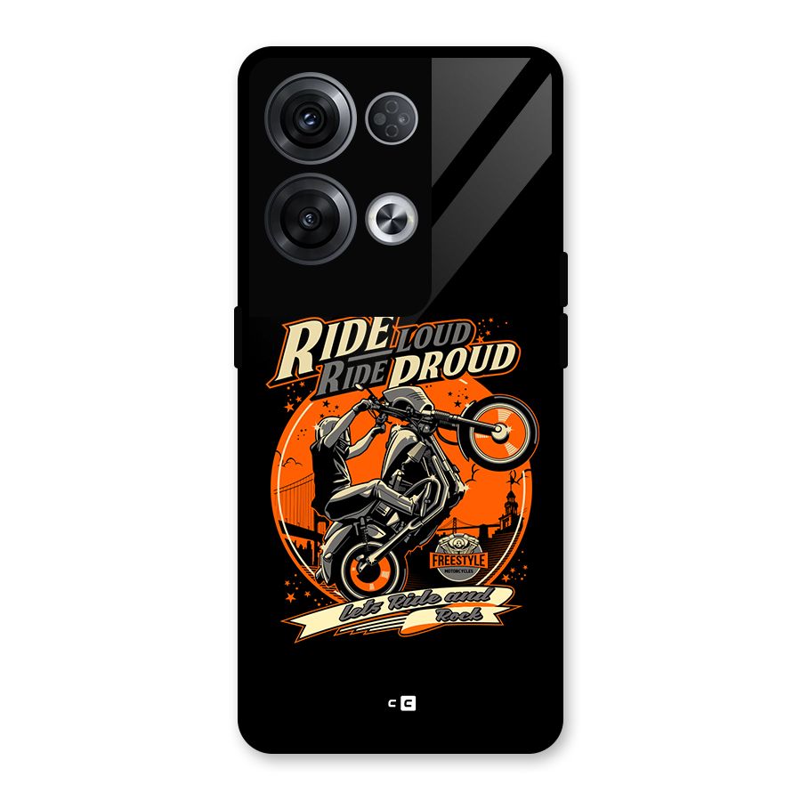 Proud Rider Glass Back Case for Oppo Reno8 Pro 5G