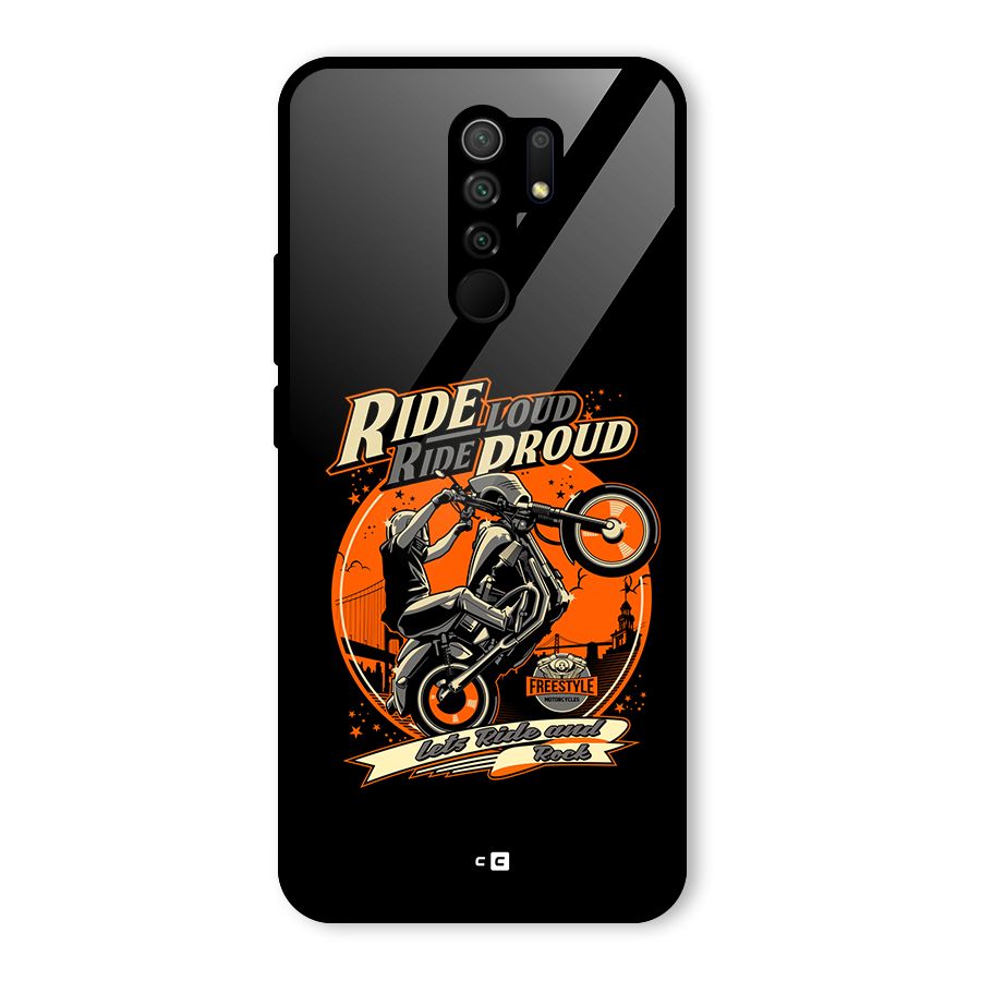 Proud Rider Glass Back Case for Poco M2