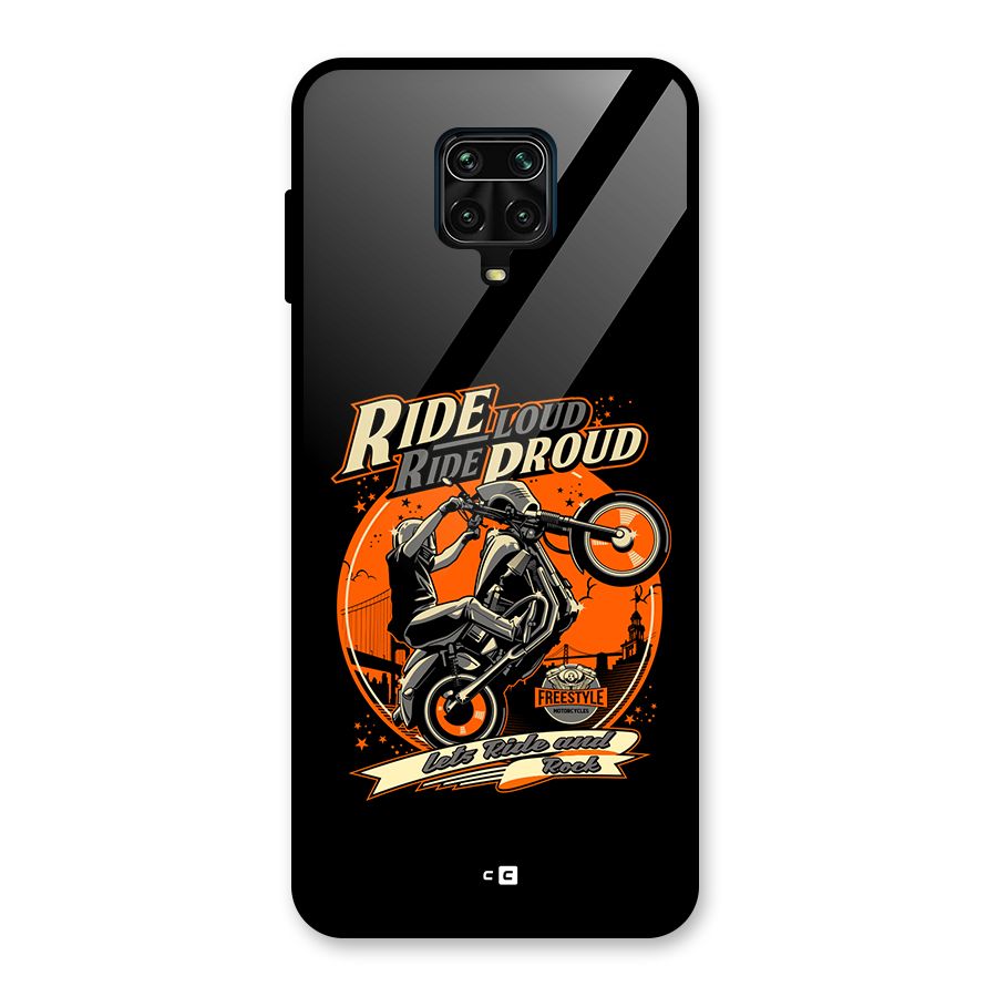 Proud Rider Glass Back Case for Poco M2 Pro