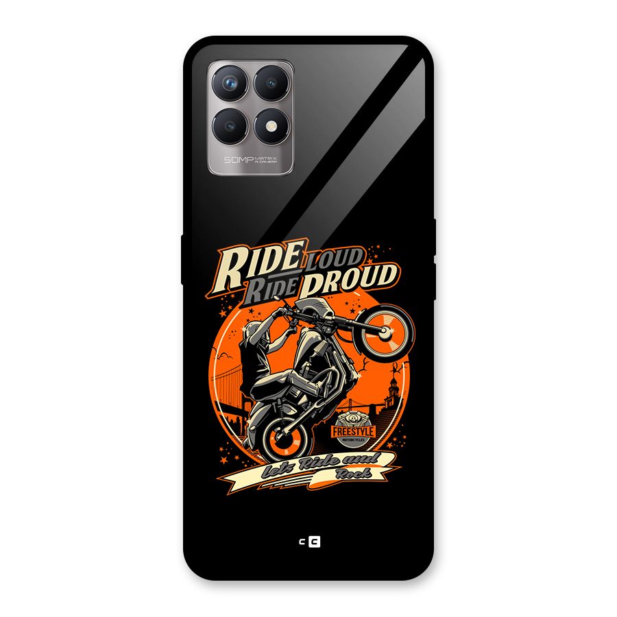 Proud Rider Glass Back Case for Realme 8i
