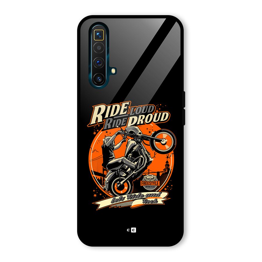 Proud Rider Glass Back Case for Realme X3