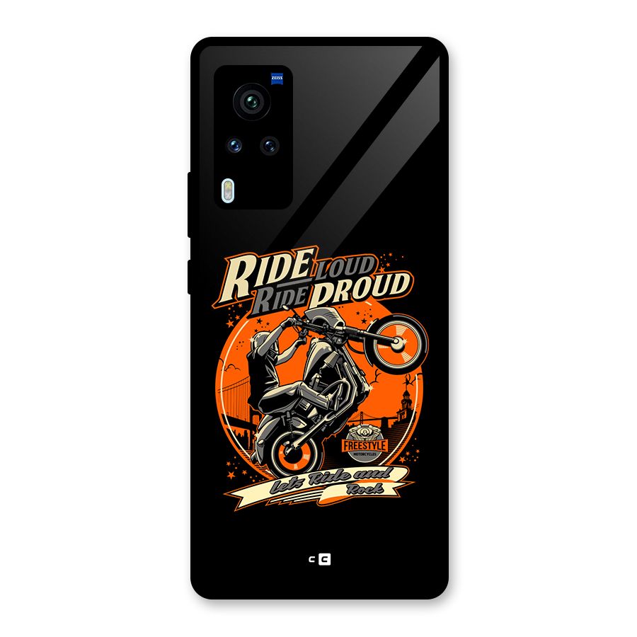 Proud Rider Glass Back Case for Vivo X60 Pro