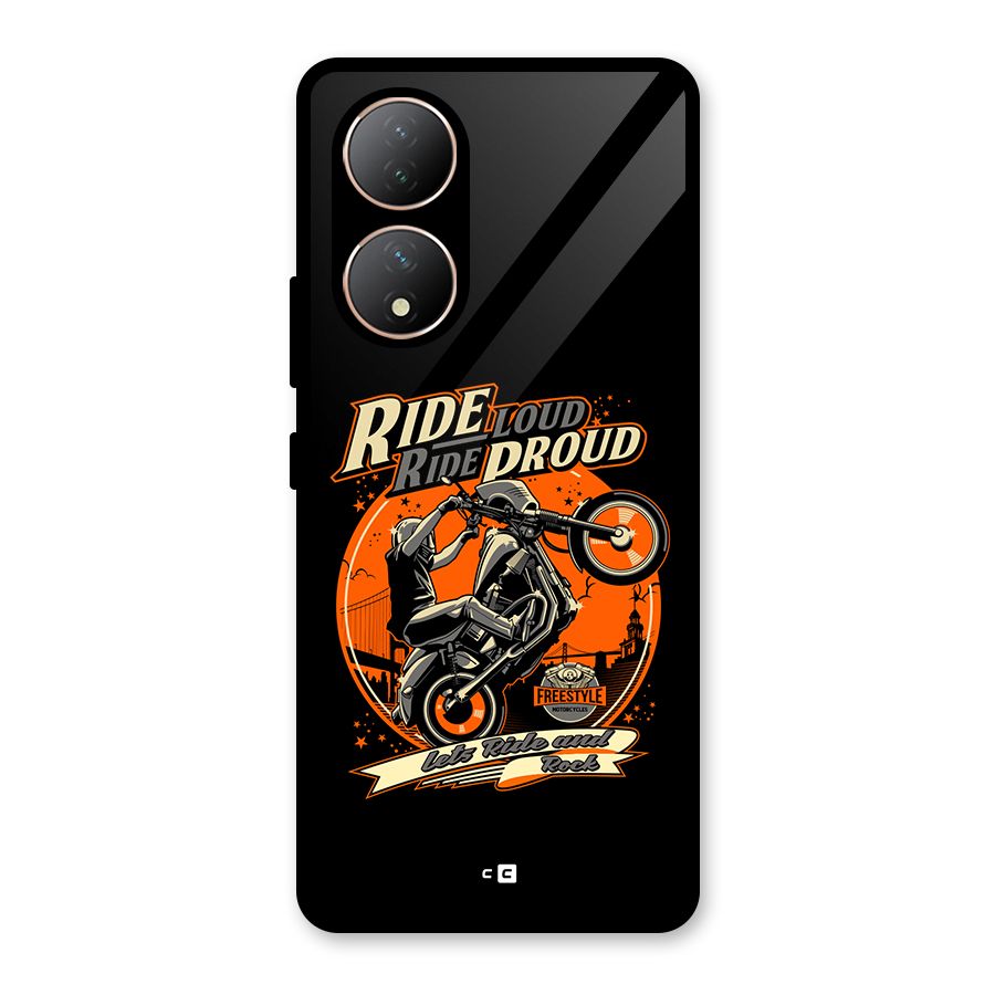 Proud Rider Glass Back Case for Vivo Y100