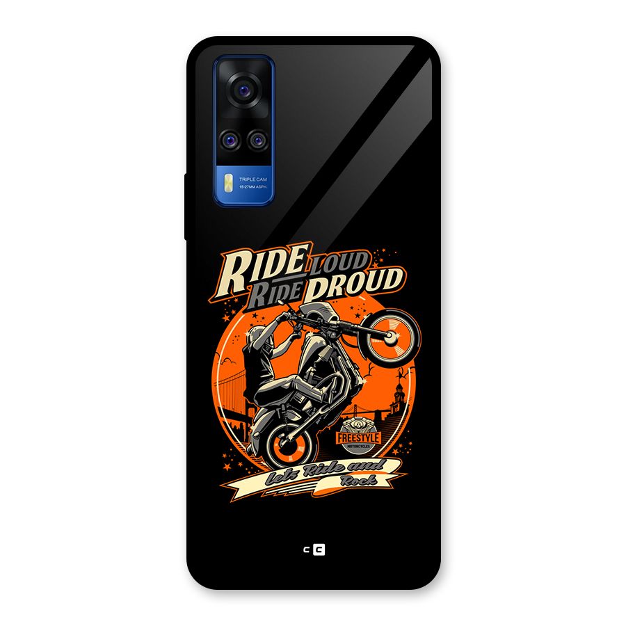 Proud Rider Glass Back Case for Vivo Y51