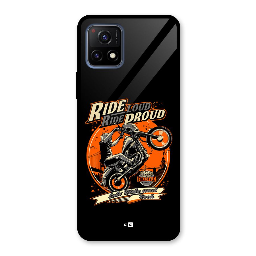 Proud Rider Glass Back Case for Vivo Y72 5G