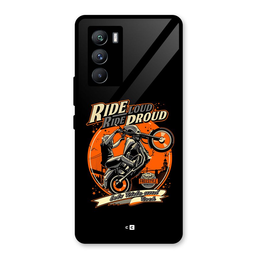 Proud Rider Glass Back Case for Vivo iQOO 9 SE