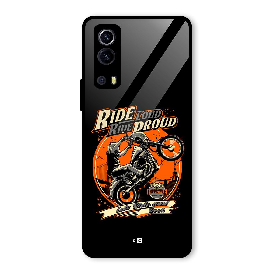 Proud Rider Glass Back Case for Vivo iQOO Z3
