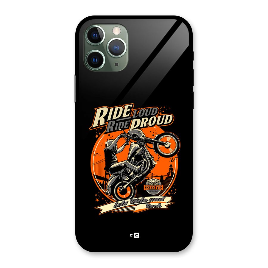 Proud Rider Glass Back Case for iPhone 11 Pro