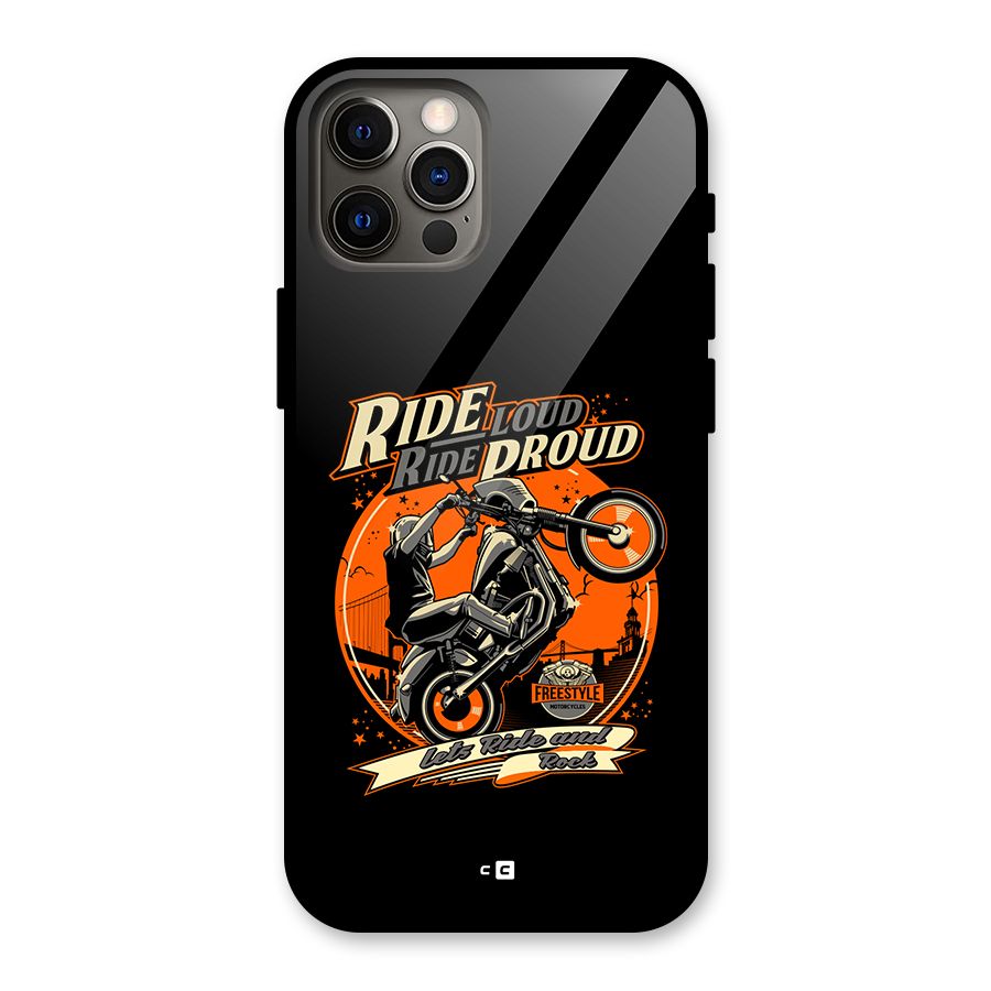 Proud Rider Glass Back Case for iPhone 12 Pro