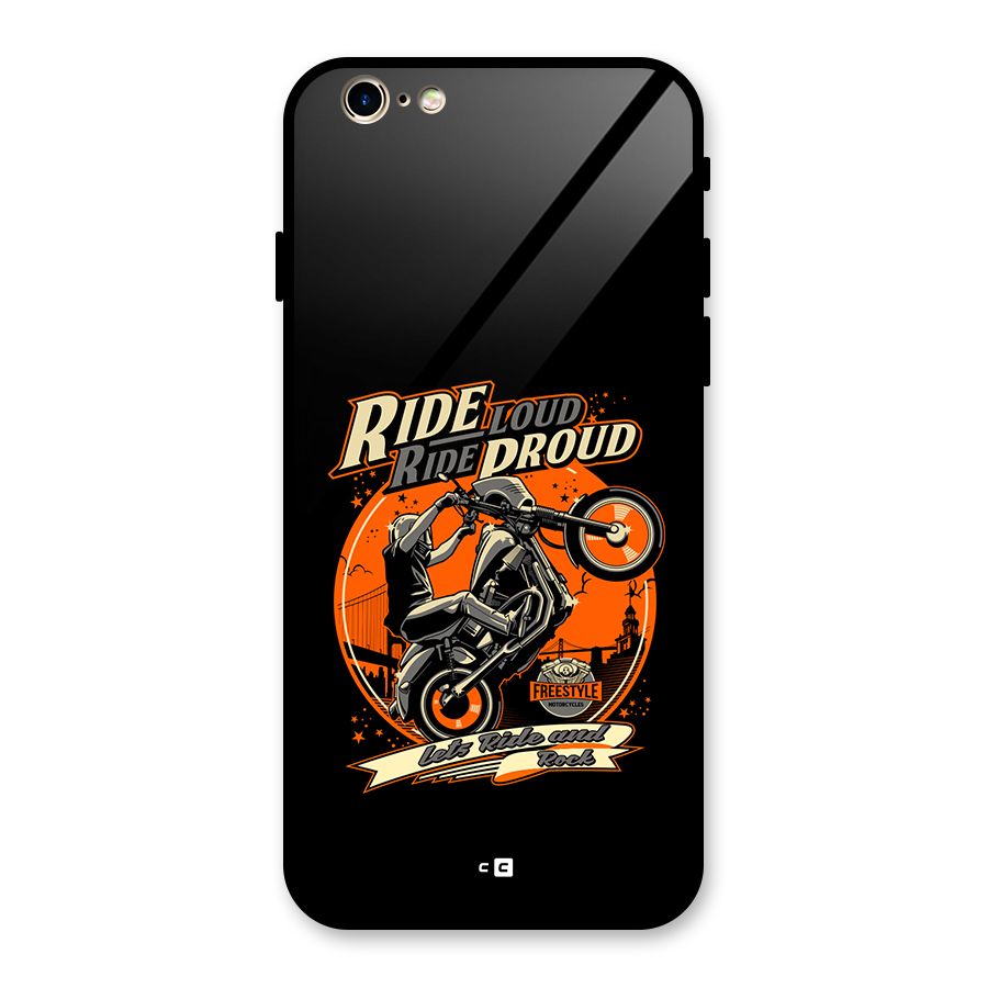 Proud Rider Glass Back Case for iPhone 6 6S