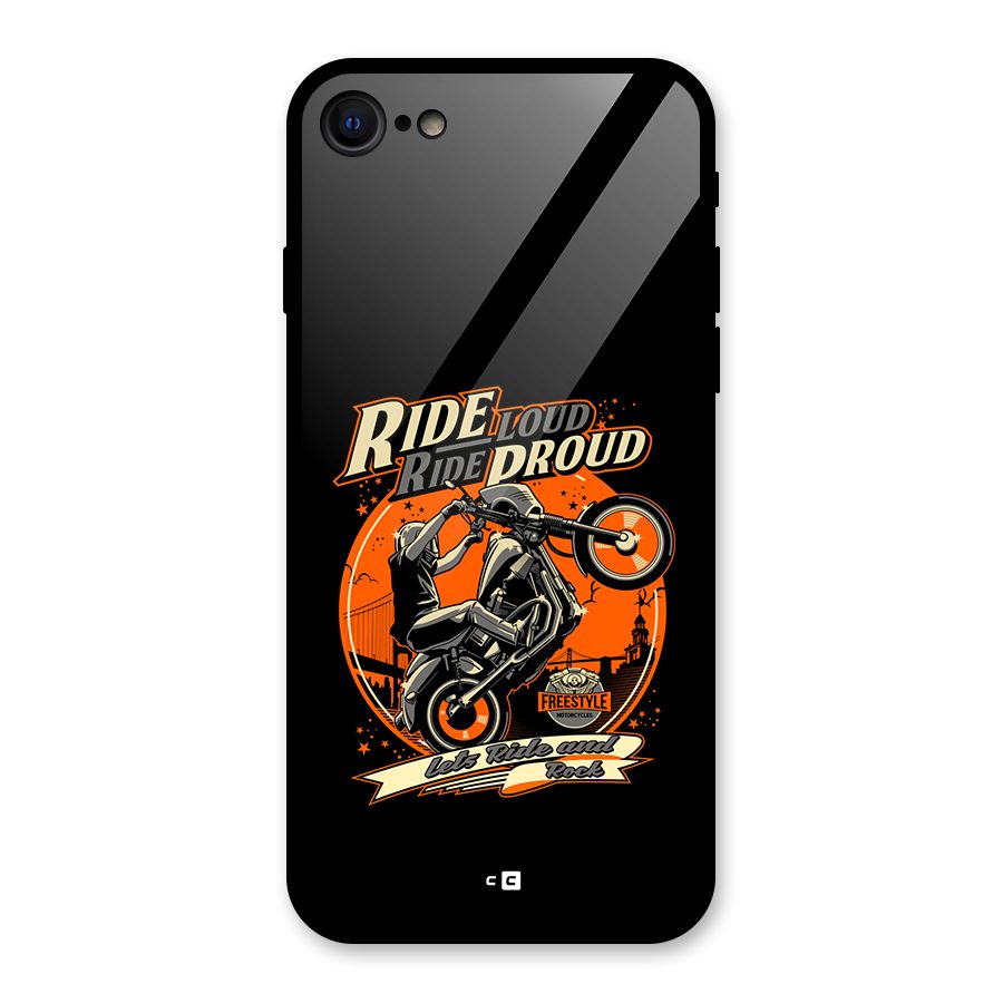 Proud Rider Glass Back Case for iPhone 7