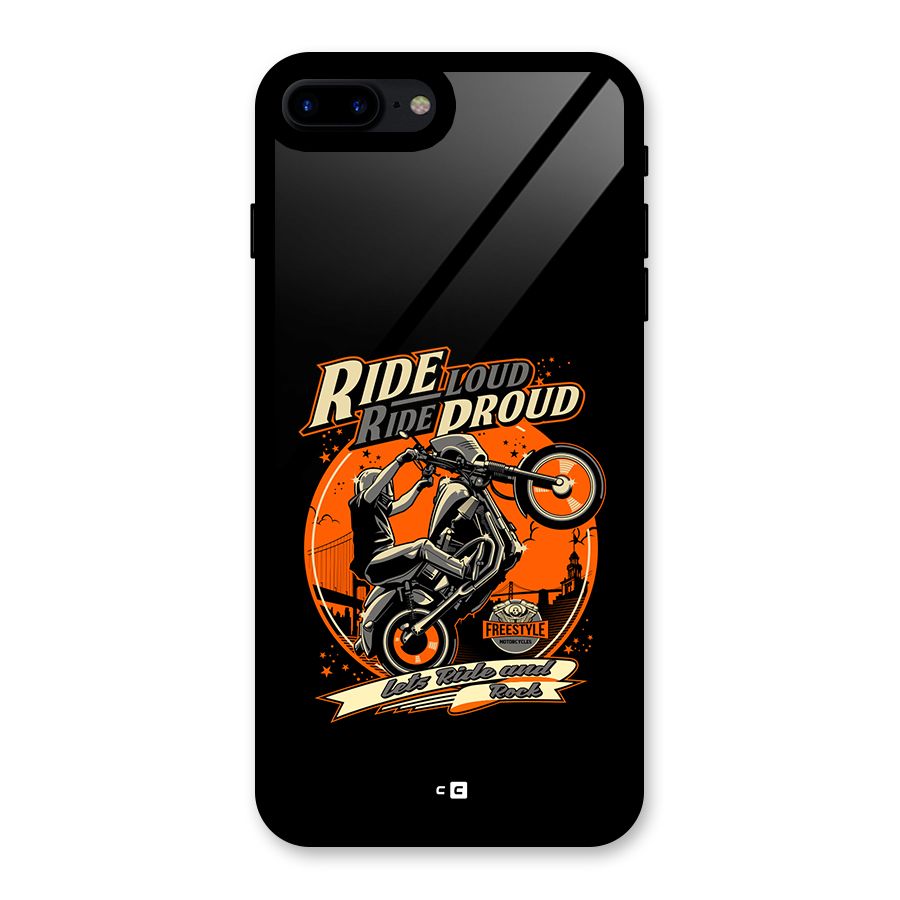 Proud Rider Glass Back Case for iPhone 8 Plus