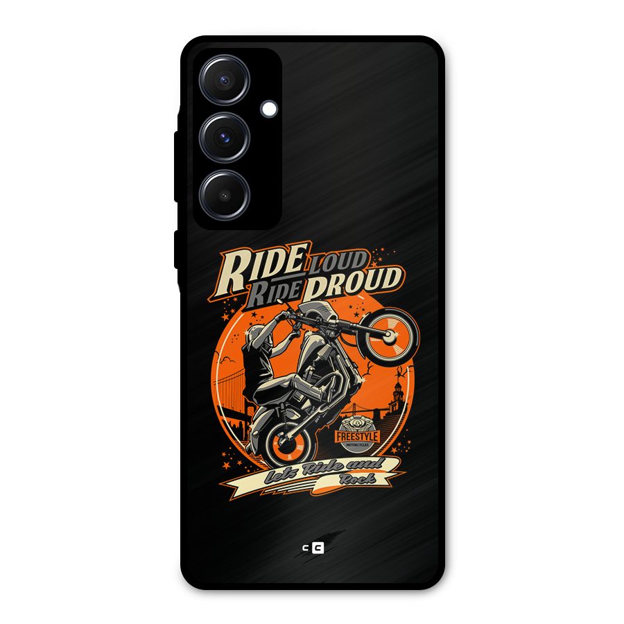 Proud Rider Metal Back Case for Galaxy A55