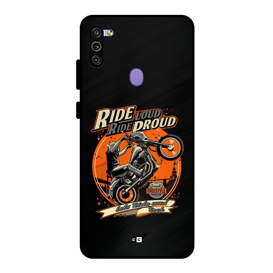 Proud Rider Metal Back Case for Galaxy M11