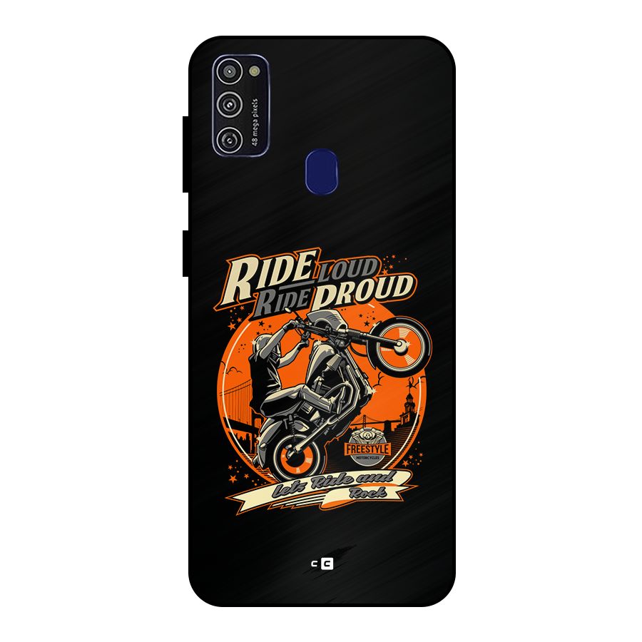 Proud Rider Metal Back Case for Galaxy M21
