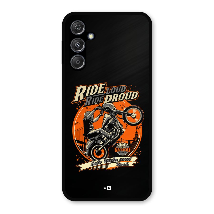 Proud Rider Metal Back Case for Galaxy M34 5G