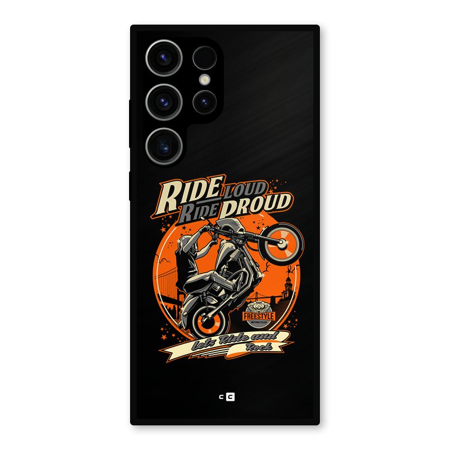 Proud Rider Metal Back Case for Galaxy S23 Ultra