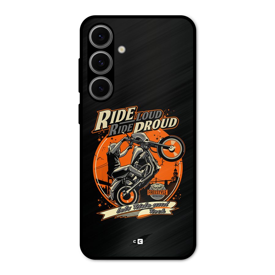 Proud Rider Metal Back Case for Galaxy S24 FE