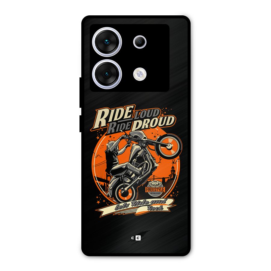Proud Rider Metal Back Case for Infinix Zero 30 5G
