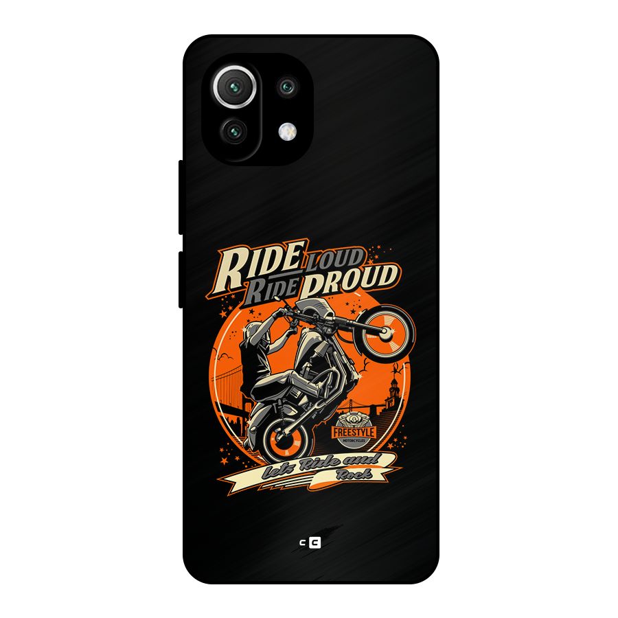 Proud Rider Metal Back Case for Mi 11 Lite NE 5G